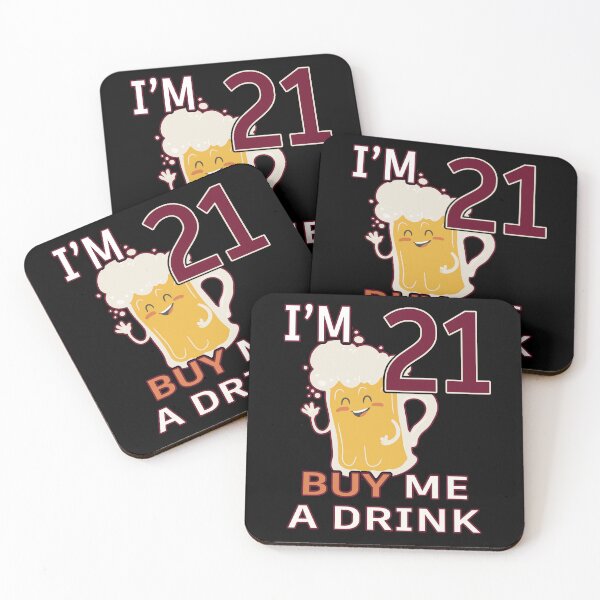 Item preview, Im 21 Buy Me A Drink 21st Birthday Beer Funny Legal Drinking Gag Gift Idea designed and sold by Countrysmart.