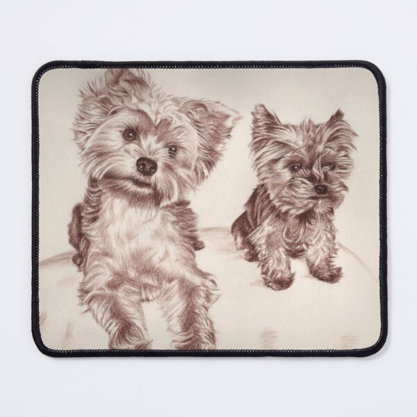 Item preview, Two Yorkis - Yorkshire Terrier designed and sold by Arts & Dogs.