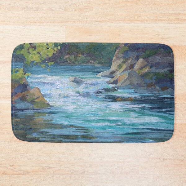 Item preview, River Days Original River Painting designed and sold by Karen Ilari.