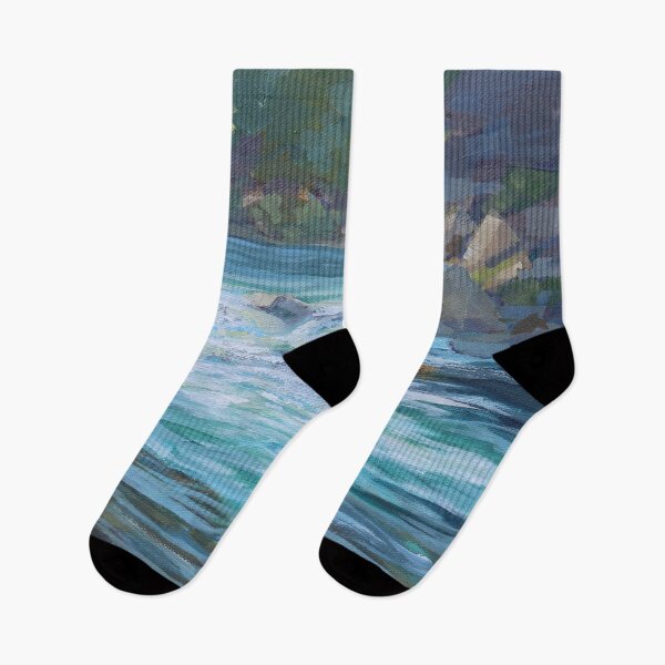Item preview, River Days Original River Painting designed and sold by Karen Ilari.