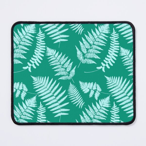 Item preview, Woodland Fern Pattern, Aqua and Turquoise  designed and sold by Marymarice.
