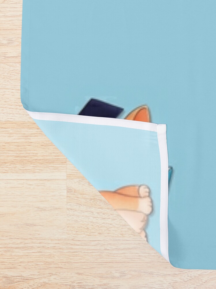 Alternate view of Corgi goes back to school Shower Curtain