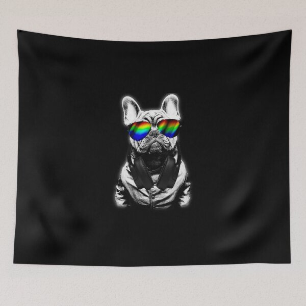 Item preview, Music lover frenchie designed and sold by TheSamuraiCat.