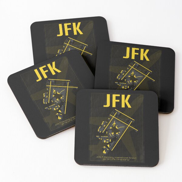 Item preview, John F. Kennedy International Airport Map Design designed and sold by avionbubble.