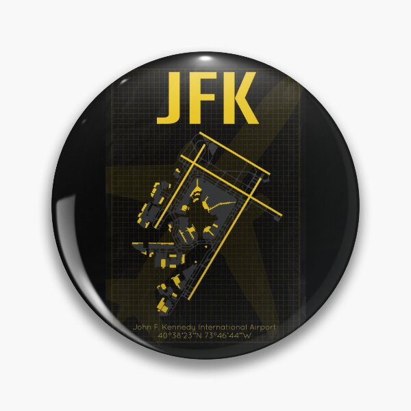 Item preview, John F. Kennedy International Airport Map Design designed and sold by avionbubble.