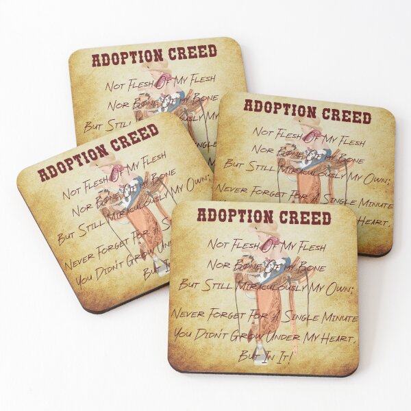 Item preview, Western Adoption Creed designed and sold by handsoftime2020.