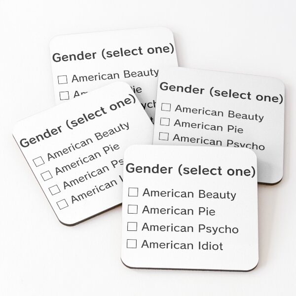 Item preview, the four genders designed and sold by C4ptainRavioli.