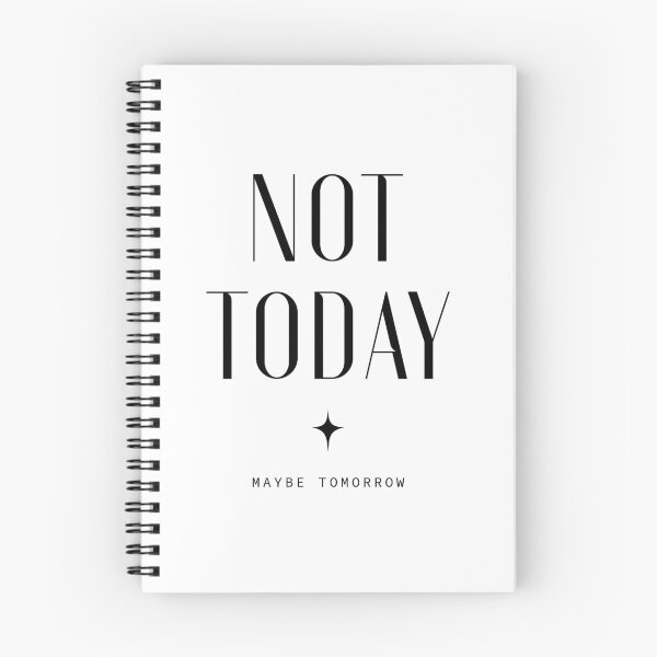 Item preview, not today, maybe tomorrow sticker designed and sold by Rub14ekArts.