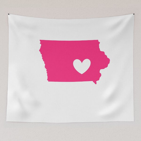 Item preview, Iowa Pink Heart designed and sold by Phoenix23.