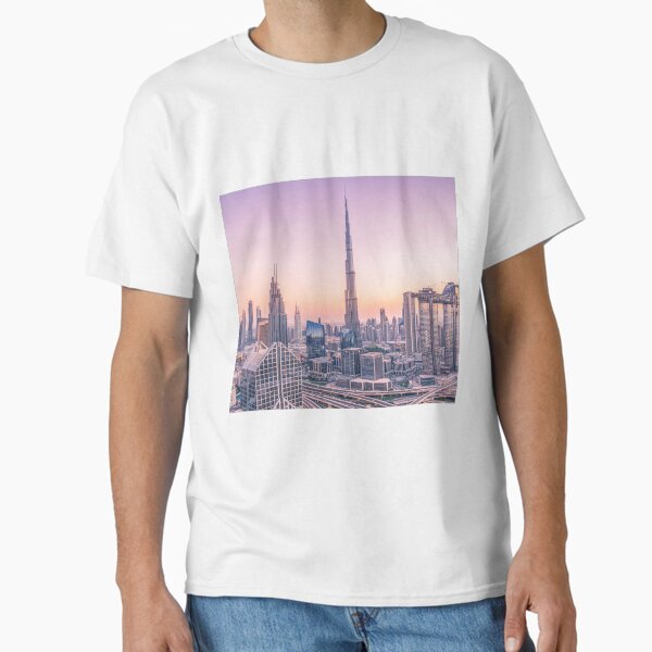 Item preview, Dubai, United Arab Emirates, City Skyline, Purple Sunset designed and sold by newburyboutique.