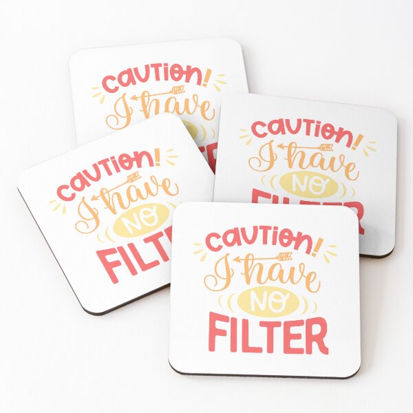 Item preview, Caution I have no filter Classic Sarcasm designed and sold by mann-doodles.