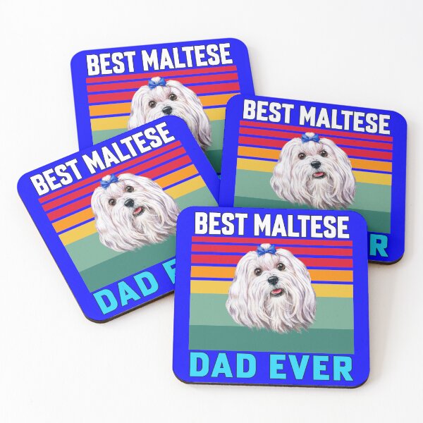 Item preview, Maltese Dog Owner Best Maltese Dad Ever designed and sold by fantasticdesign.
