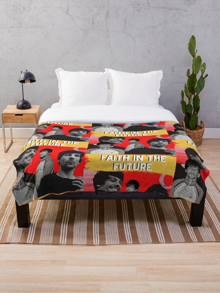 Faith in the future, Louis Tomlinson  Throw Blanket for Sale by Lavannya