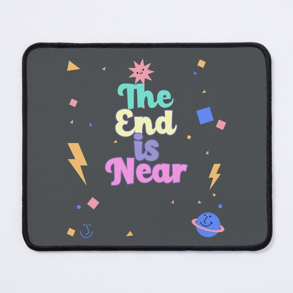 Item preview, The End Is Near Cute Retro Space Cartoon Design designed and sold by IronicBGear.