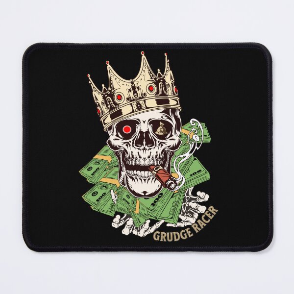 Item preview, King Grudge Racer Skull Driver Racing Drag Racing Gamble Street Race Bet Money Motorsports Race Track designed and sold by CarantinedChaos.