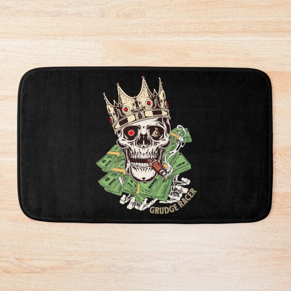 Item preview, King Grudge Racer Skull Driver Racing Drag Racing Gamble Street Race Bet Money Motorsports Race Track designed and sold by CarantinedChaos.