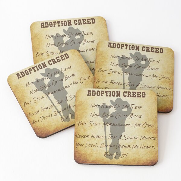 Item preview, Cowboy Adoption Creed designed and sold by handsoftime2020.