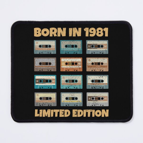 Item preview, VINTAGE RETRO BORN IN 1981 LIMITED EDITION MIXTAPES designed and sold by Kipcio.