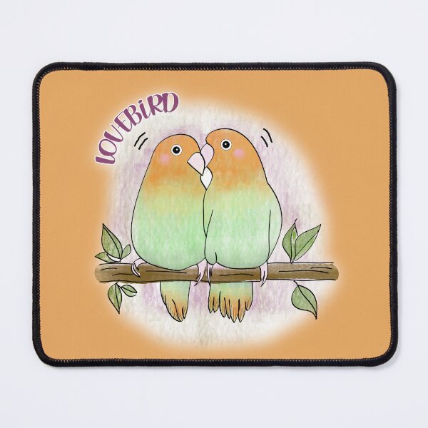 Item preview, Cute Lovebird designed and sold by PerlaDesignArt.