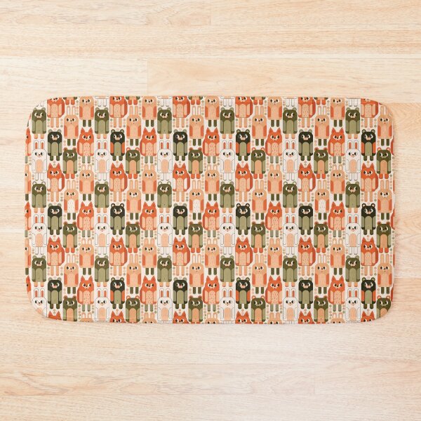 Item preview, Geometric cute forest animals designed and sold by Capictures.