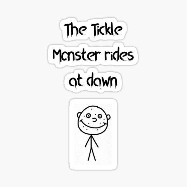 SCP 999 The Tickle Monster excited Sticker for Sale by FIGUE, FANART