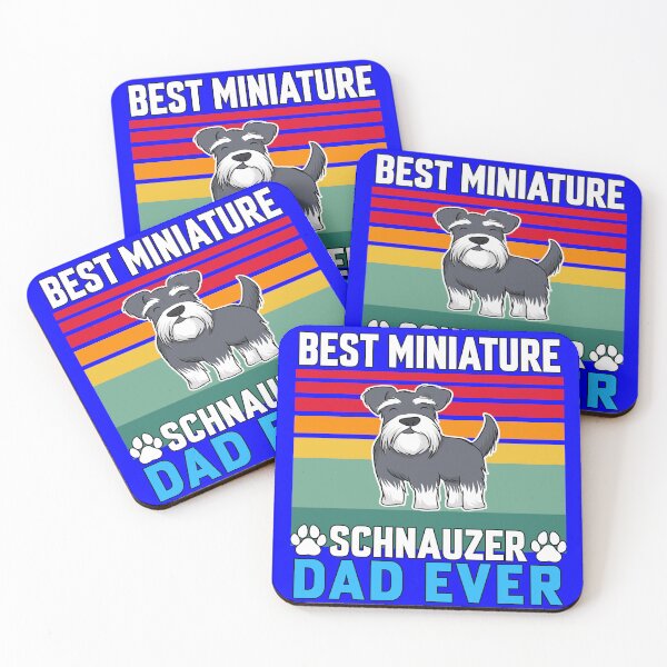 Item preview, Dueño de un perro Schnauzer El mejor padre Schnauzer miniatura de todos los tiempos designed and sold by fantasticdesign.