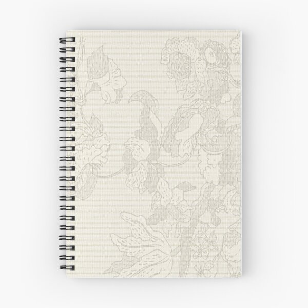 Item preview, flora stripes cream designed and sold by Zohreh Designs.