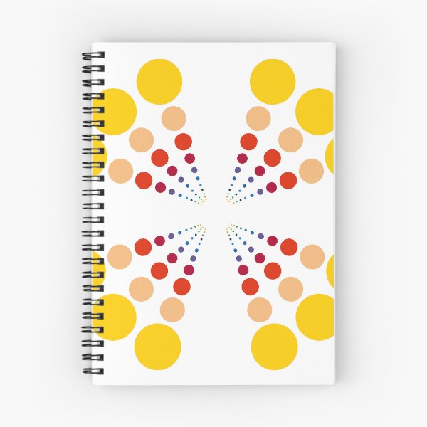 Item preview, Modern Color Wheel in Neon Yellow and Red designed and sold by WStudio21.