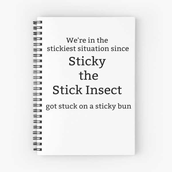 Item preview, Blackadder Sticky the Stick Insect Quote designed and sold by Art-of-Comedy.