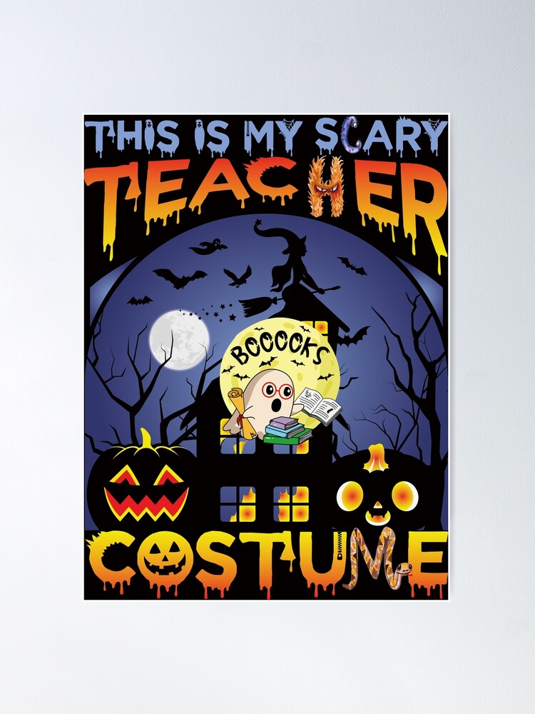 Premium Vector  This is my scary teacher costume