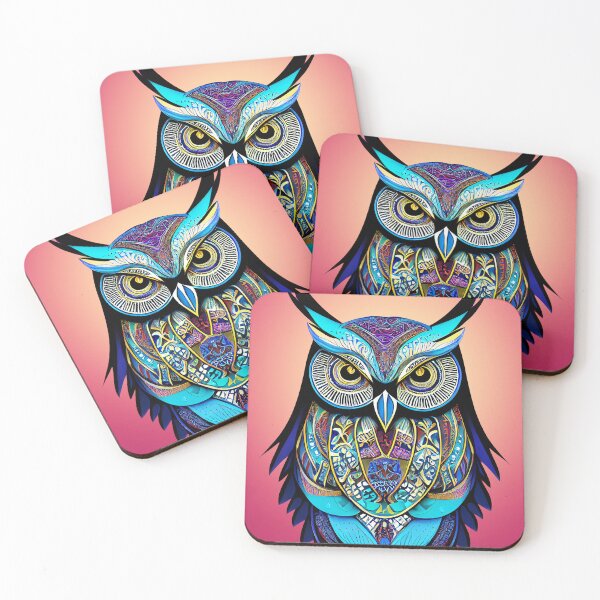 Item preview, Mystic Owl, Color Doodle designed and sold by JackJackStudios.