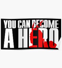 Boku No | My Hero Academia / MHA - You Can Become a Hero (White) Poster