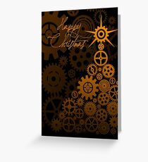 Steampunk Weihnachtskarte Grußkarte