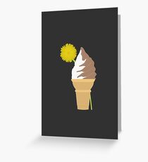 Dandelion's Chocolate and Vanilla Swirl Greeting Card