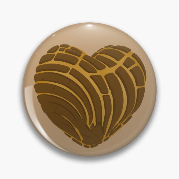 Item preview, Chocolate Heart Concha designed and sold by STrev-Stickers.