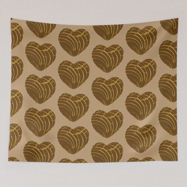 Item preview, Chocolate Heart Concha designed and sold by STrev-Stickers.