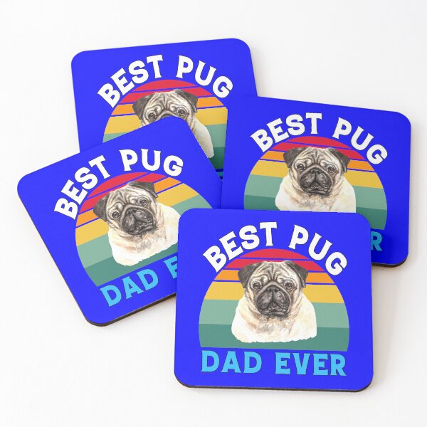 Item preview, Pug Dog Owner Design Best Pug Dad Ever designed and sold by fantasticdesign.