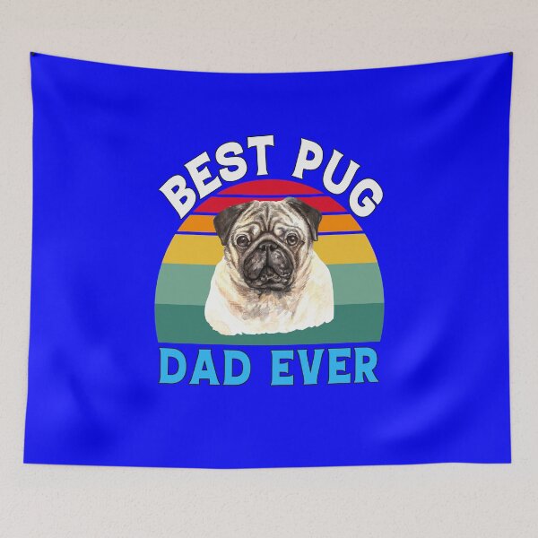 Item preview, Pug Dog Owner Design Best Pug Dad Ever designed and sold by fantasticdesign.