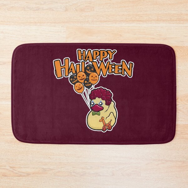 Item preview, Scary Halloween Clown Rubber Ducky designed and sold by Gay-Koala.