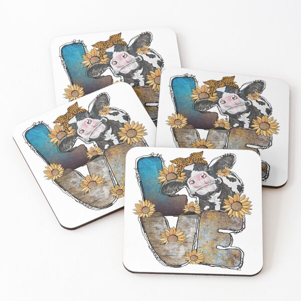 Item preview, Love: Sunflowers and Spotted Cow designed and sold by JennBBDesigns.