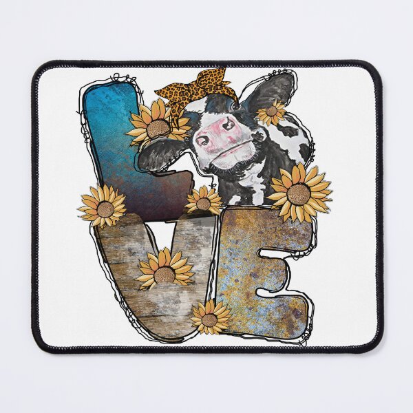 Item preview, Love: Sunflowers and Spotted Cow designed and sold by JennBBDesigns.