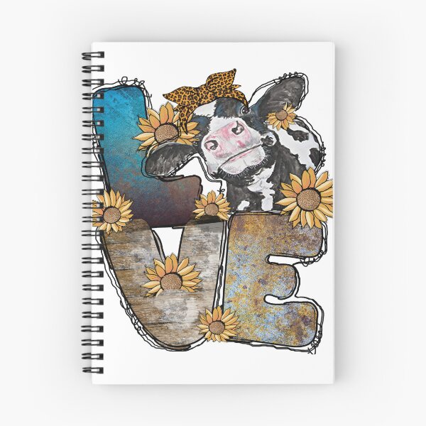 Item preview, Love: Sunflowers and Spotted Cow designed and sold by JennBBDesigns.