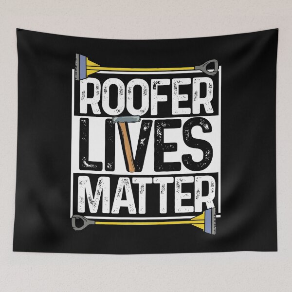 Item preview, Roofer Lives Matter Funny Roofing Gift Idea MP designed and sold by impartialfurnit.