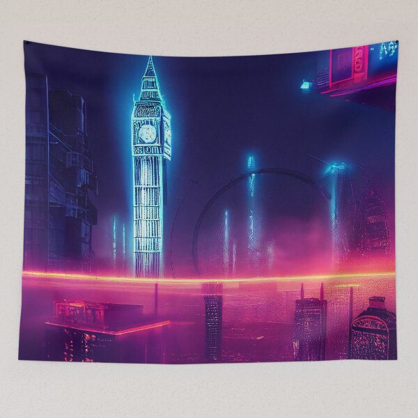 Item preview, London Steampunk Neon Style designed and sold by Bratak.