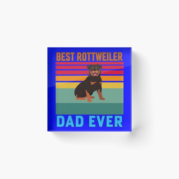 Item preview, Rottweiler Dog Owner Best Rottweiler Dad Ever designed and sold by fantasticdesign.