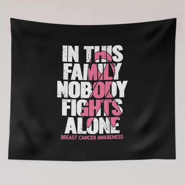 Item preview, Breast Cancer In This Family Nobody Fights Alone Breast Cancer Awareness designed and sold by Go-Fun.