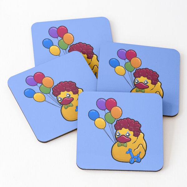 Item preview, Birthday Clown Rubber Ducky designed and sold by Gay-Koala.
