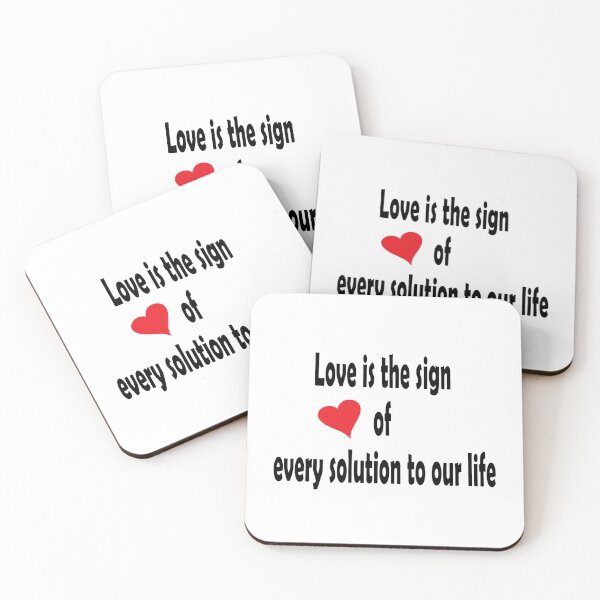 Item preview, Love is the sign of every solution to our life designed and sold by NUSUSDREAM.