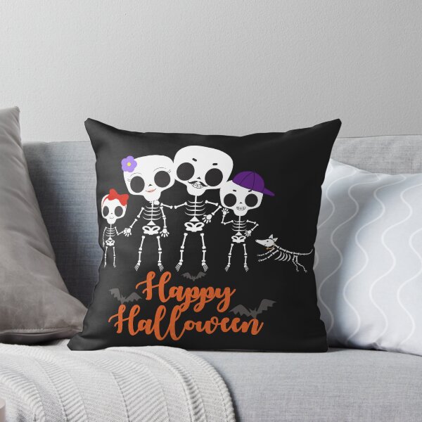 Item preview, Spooky skeleton and dog family. Happy Halloween designed and sold by Doggymadness.