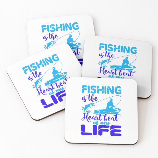 Item preview, Fishing is the Heartbeat of my Life designed and sold by Lonesome-Fox.